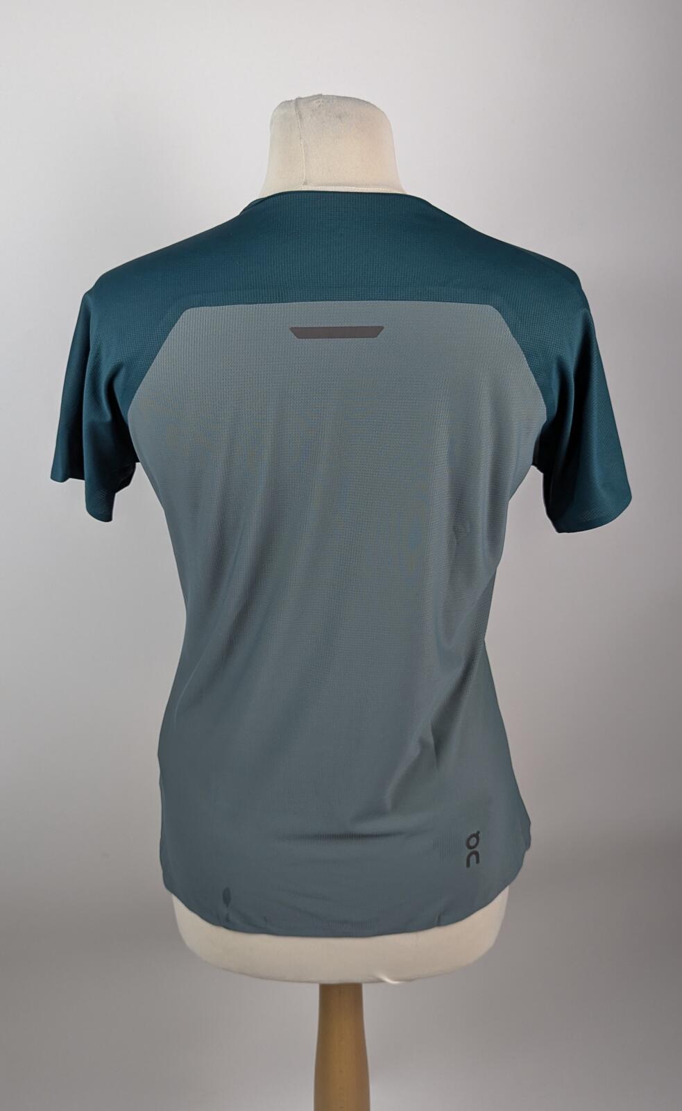 On Women's Short-Sleeve Performance Running Top - Green Olive