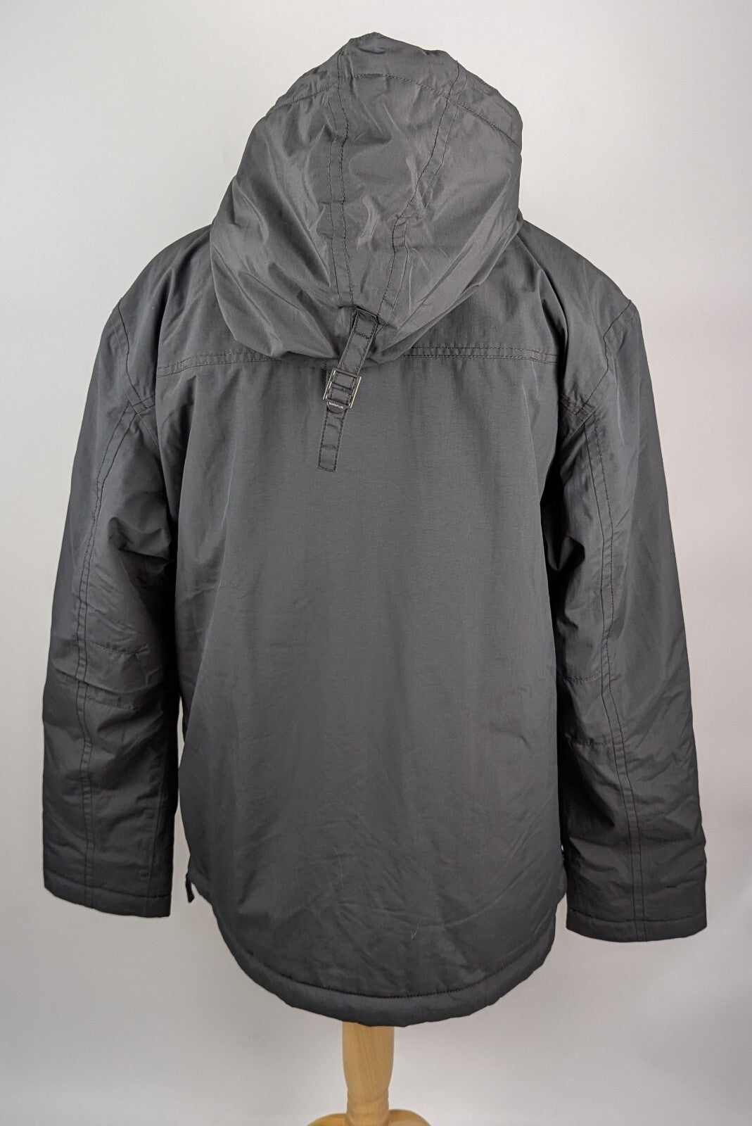 Napapijri Men's Rainforest Water Resistant Fleece lined Jacket -Grey