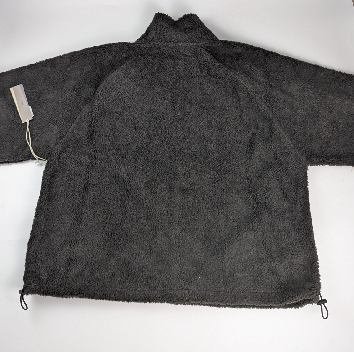 Fear of God Essentials Polar Fleece Full Zip Jacket - Iron black