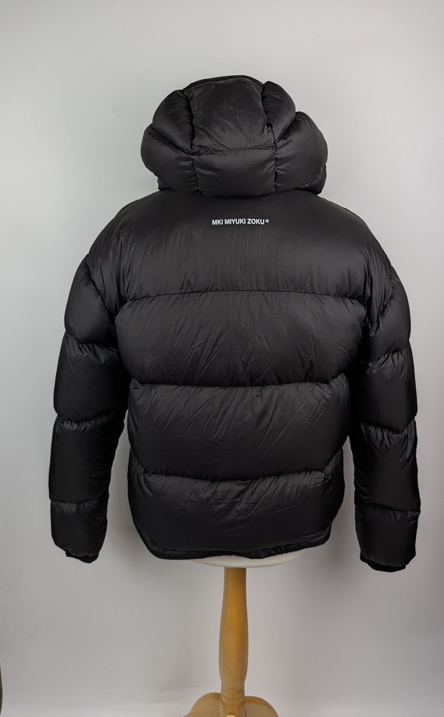 MKI MIYUKI ZOKU Translucent Ripstop Bubble Jacket - Black