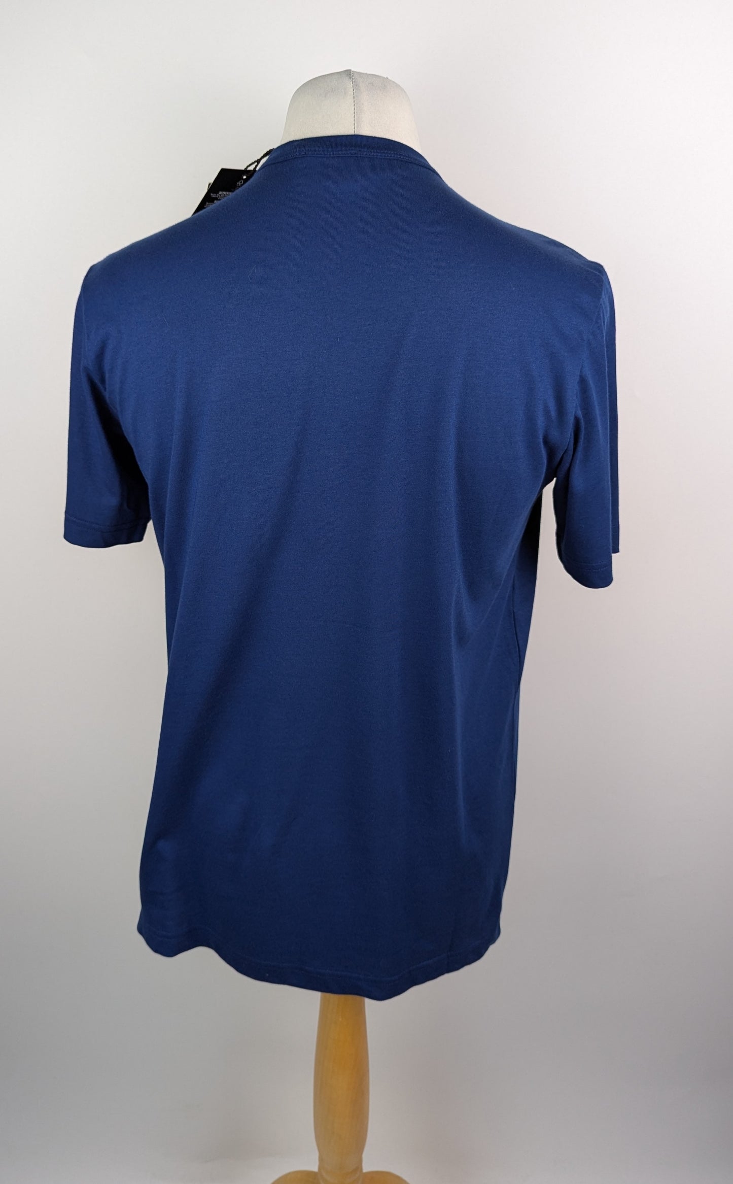 Diesel Mens Just 16 Logo Cotton T-Shirt - Blue