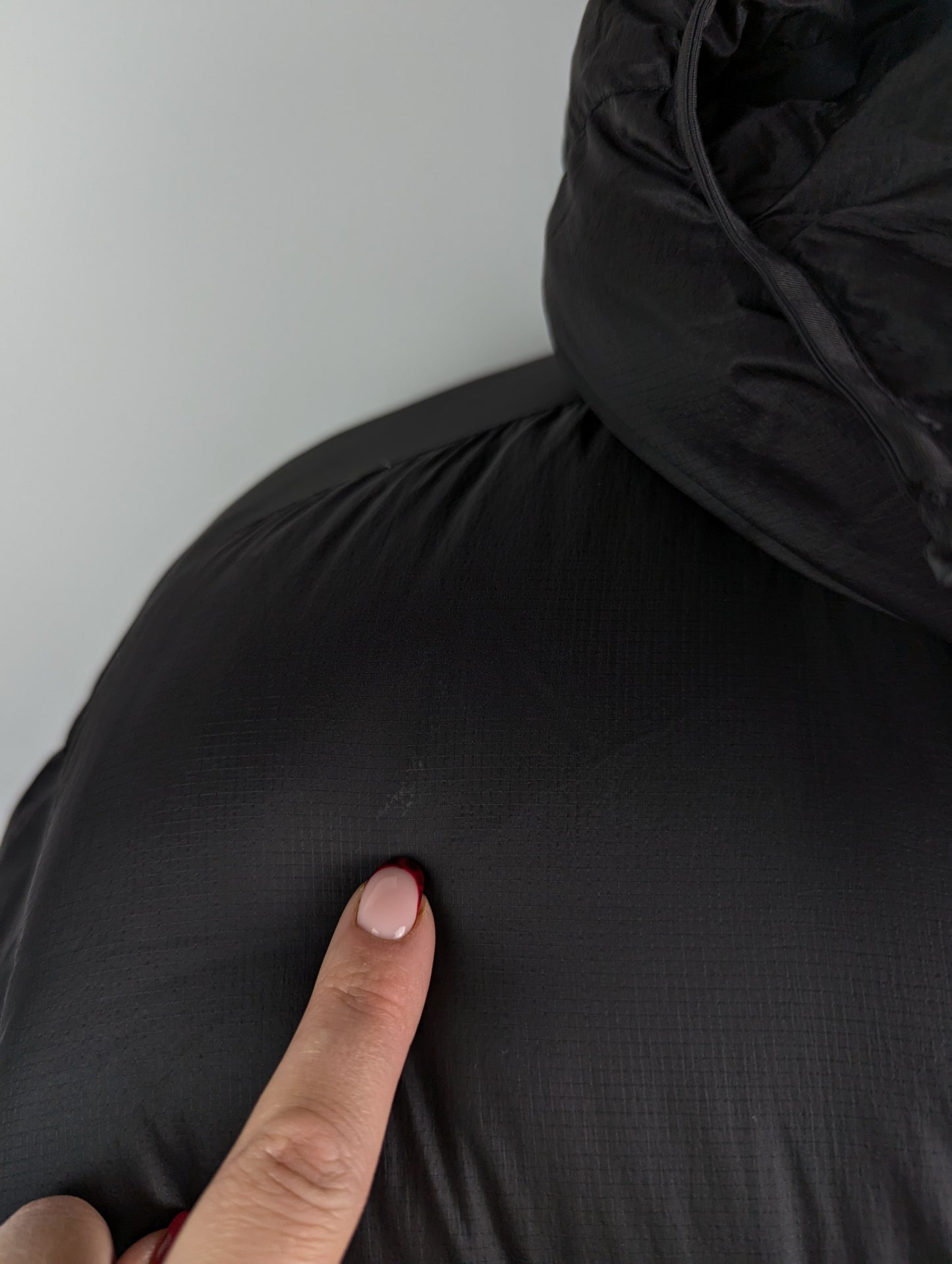 MKI MIYUKI ZOKU Translucent Ripstop Bubble Jacket - Black