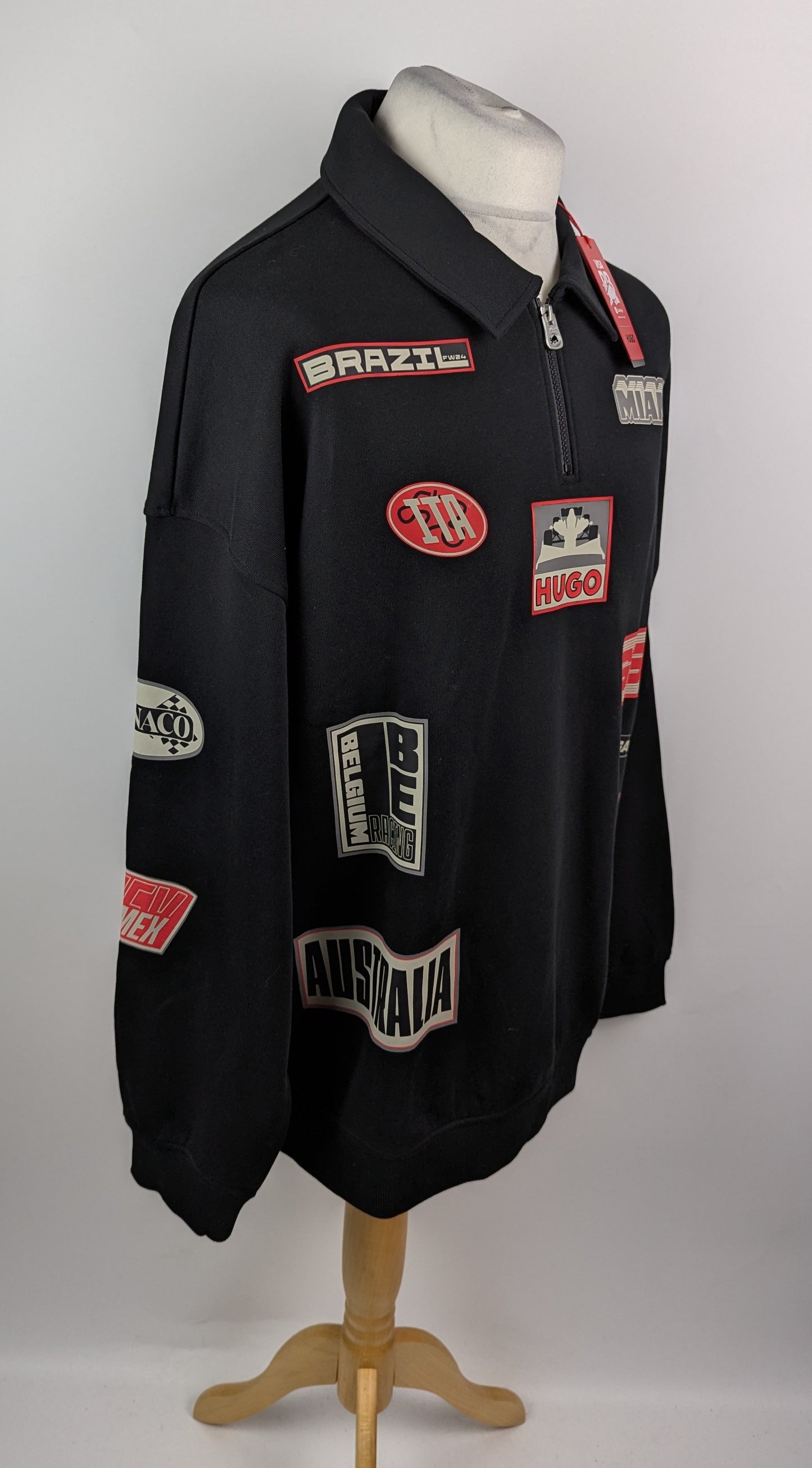 HUGO x Racing Bulls Sweatshirt Danwyll Rb - black