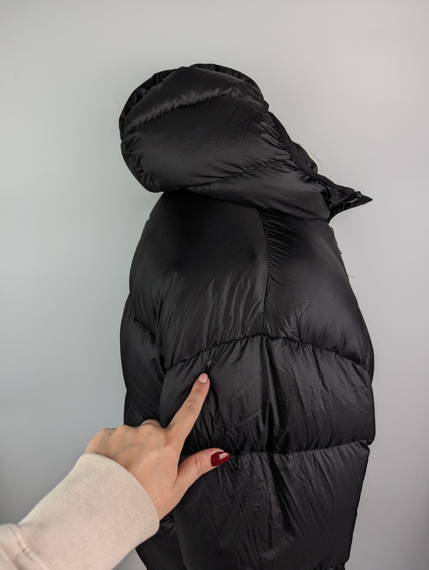 MKI MIYUKI ZOKU Translucent Ripstop Bubble Jacket - Black
