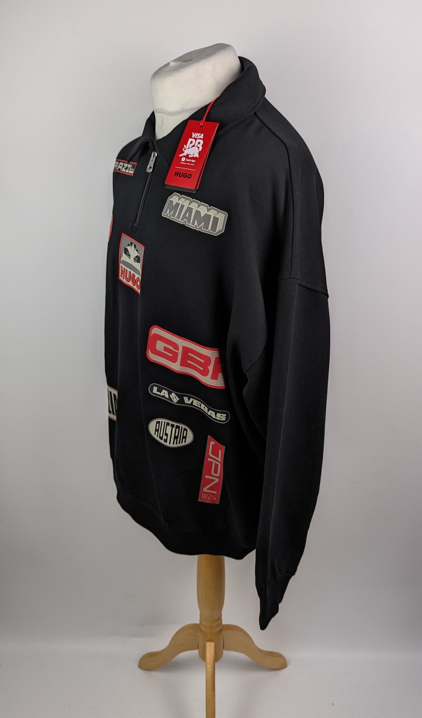 HUGO x Racing Bulls Sweatshirt Danwyll Rb - black