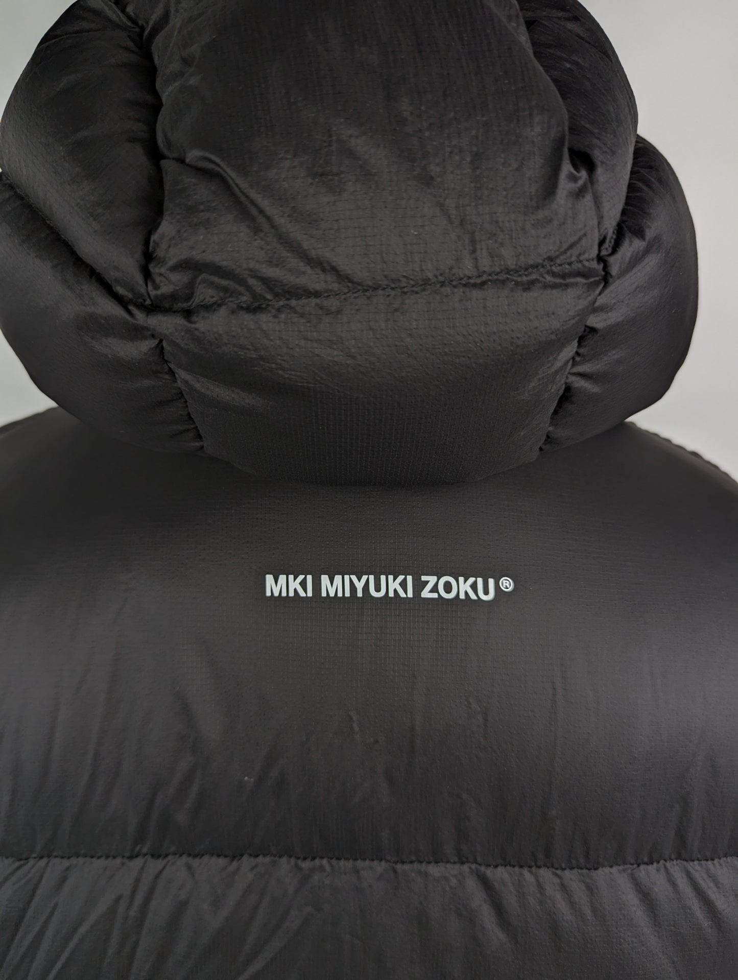 MKI MIYUKI ZOKU Translucent Ripstop Bubble Jacket - Black