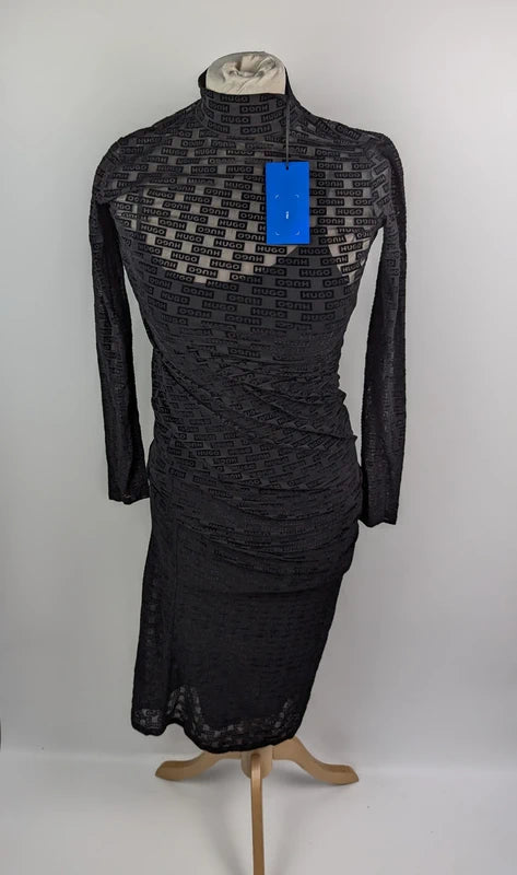 Hugo Nomy B Bodycon Dress Womens - Black