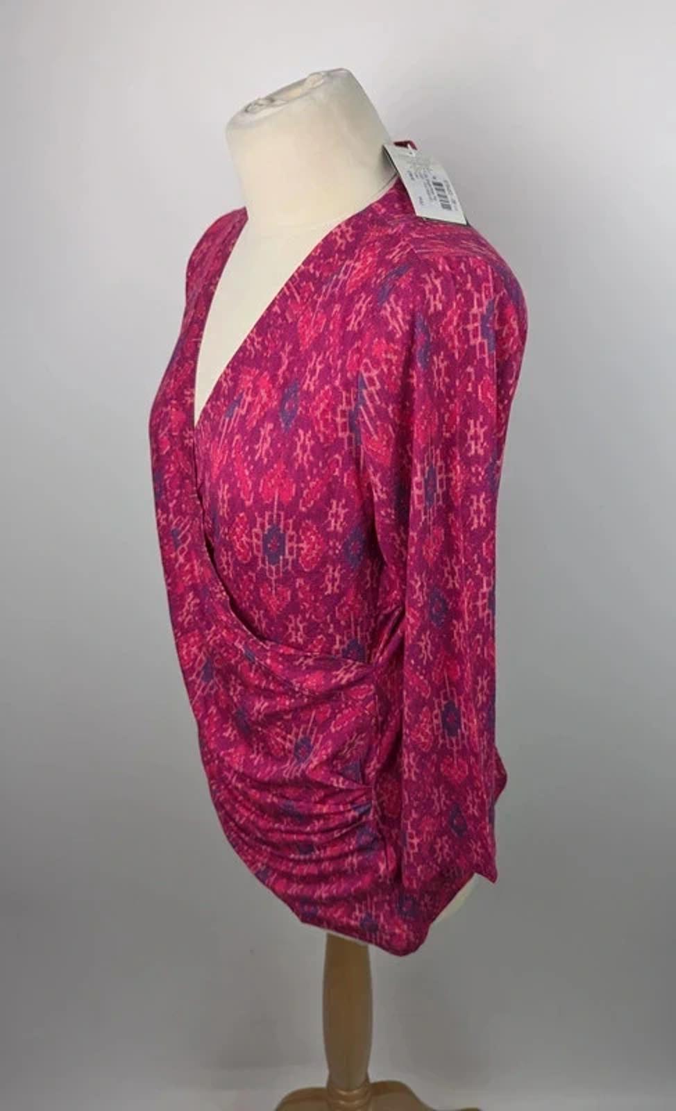Lauren by Ralph Lauren Alayja Wrap T-Shir - Pink
