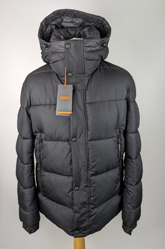 BOSS Mens Omaris Hood Padded Jacket - Black