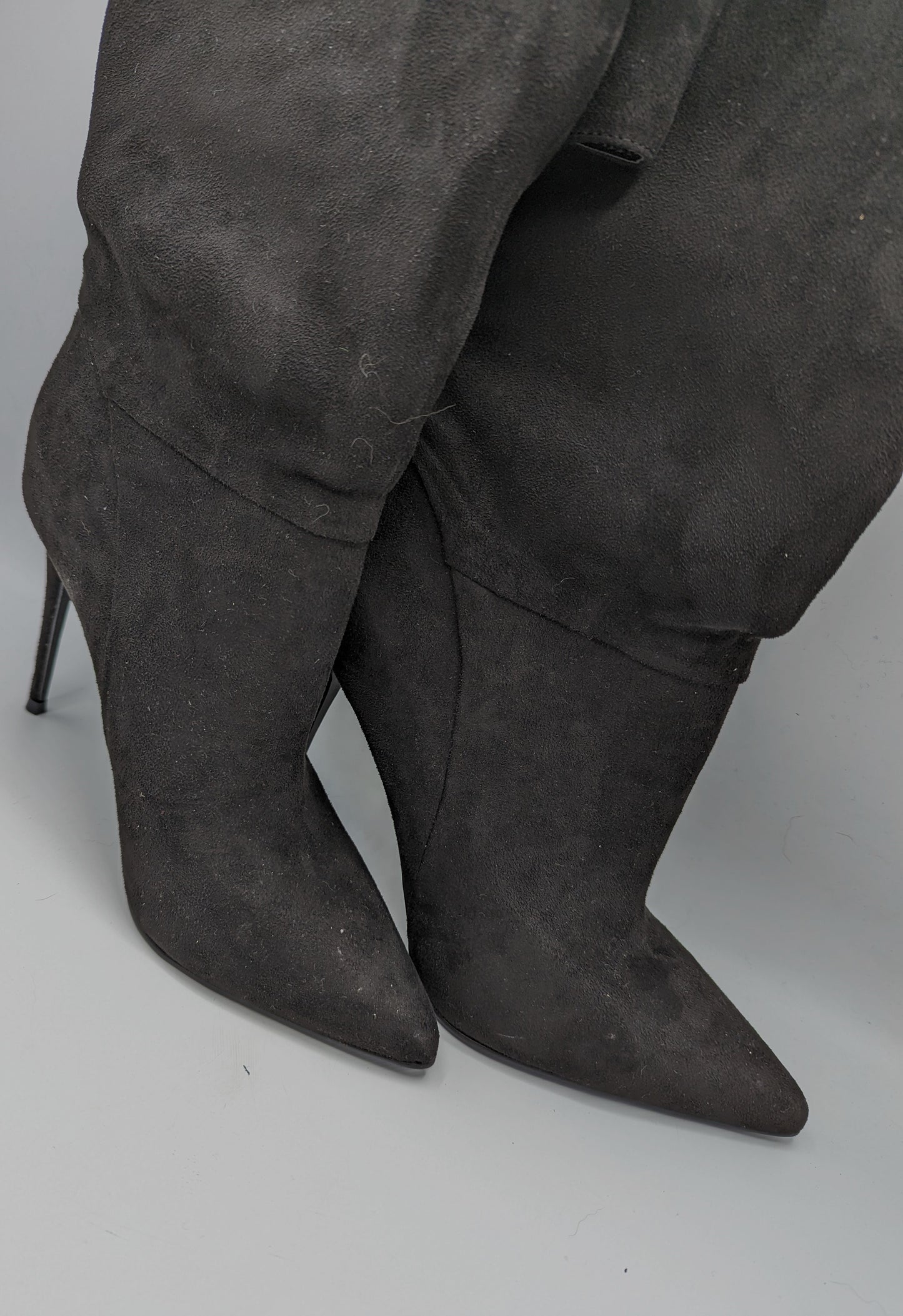 STEVE MADDEN Darian Knee - Over the Knee Heeled - Black