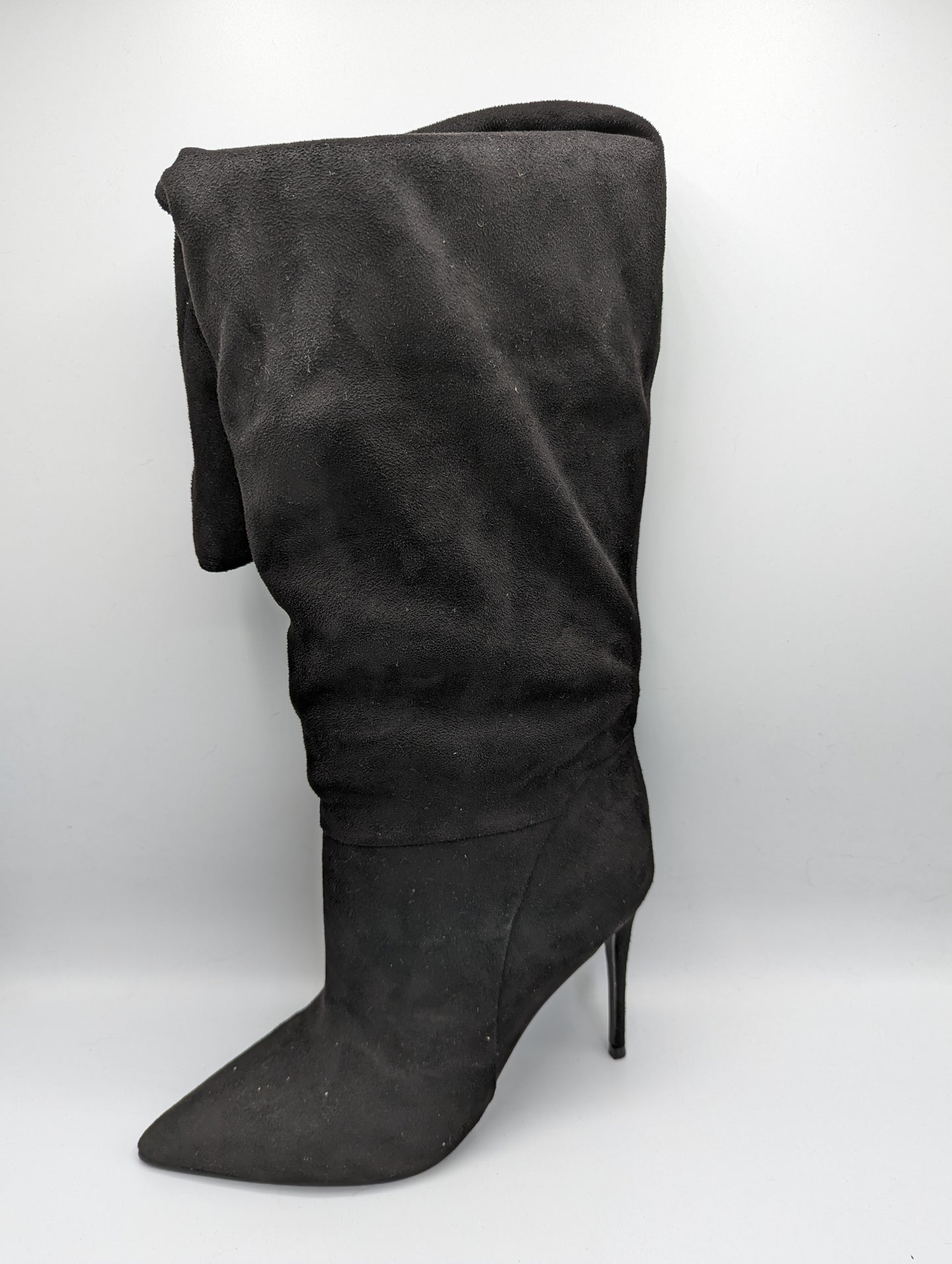 STEVE MADDEN Darian Knee - Over the Knee Heeled - Black