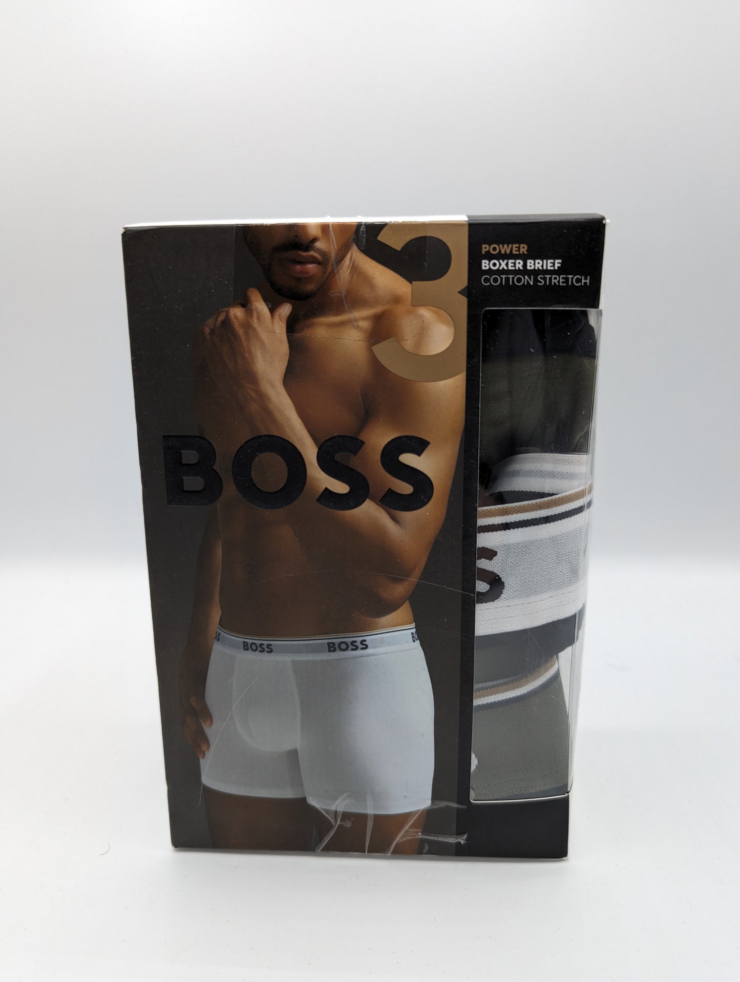 BOSS 3 Pack Boxer Long Shorts - Black/Green/Blue