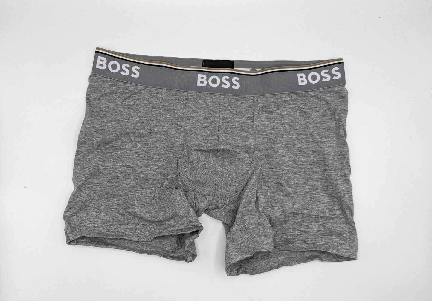 BOSS 3 Pack Boxer Long Shorts - Black/White/Grey