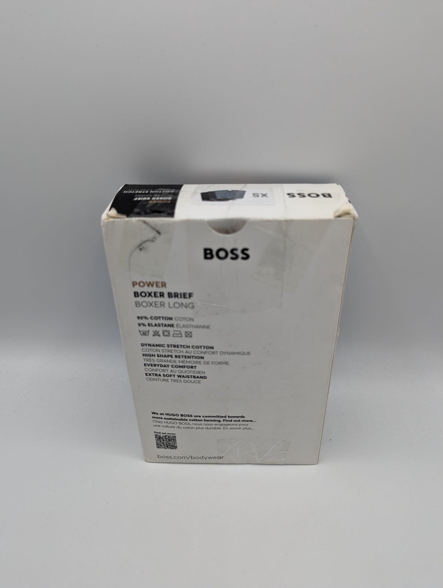 BOSS 3 Pack Boxer Long Shorts - Black/White/Grey