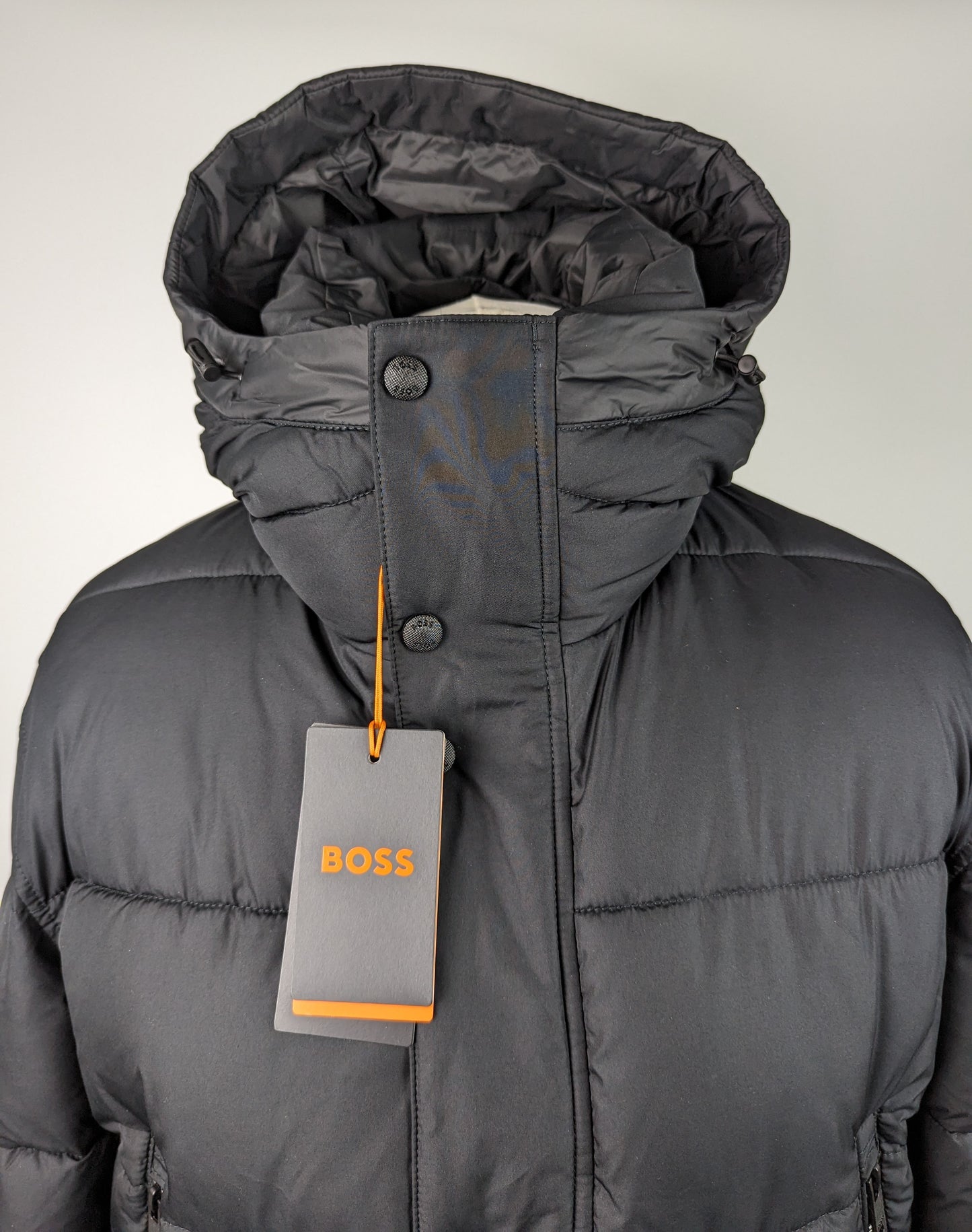 BOSS Mens Omaris Hood Padded Jacket - Black