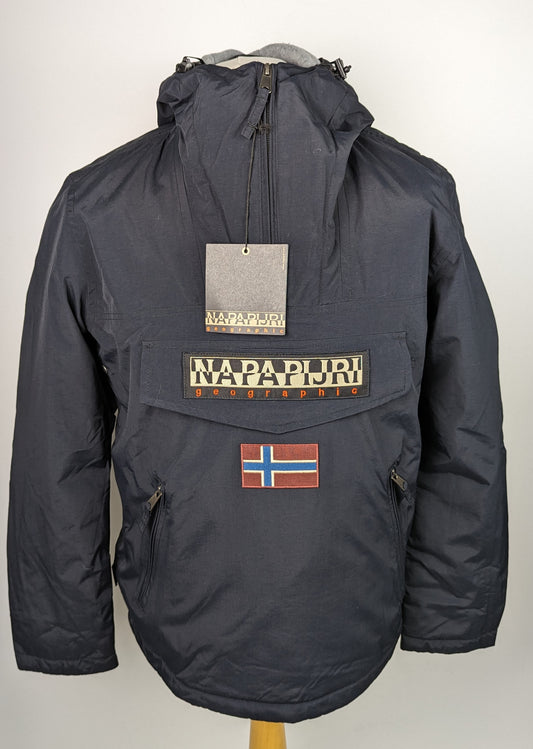 NAPAPIJRI Mens Rainforest Winter Anorak Jacket - Navy Blue