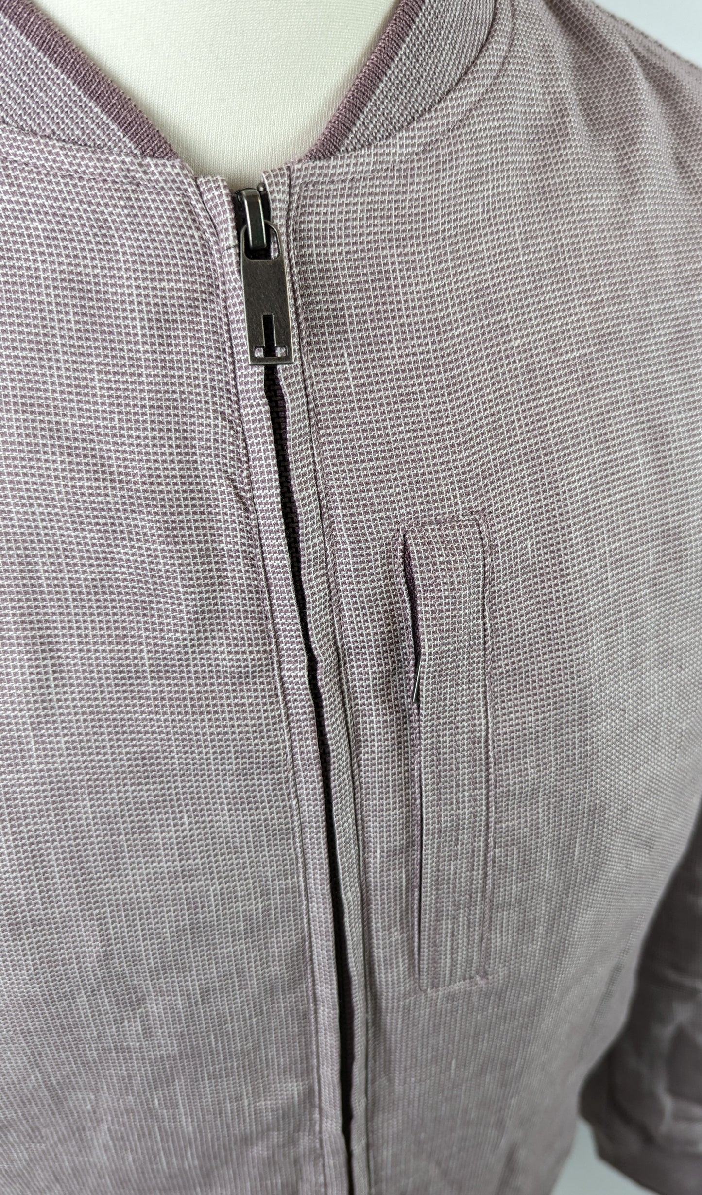 TED BAKER Tech Bomber Jacket - Dusky Pink