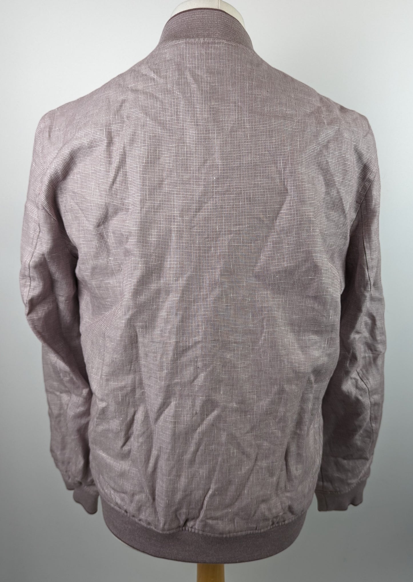 TED BAKER Tech Bomber Jacket - Dusky Pink