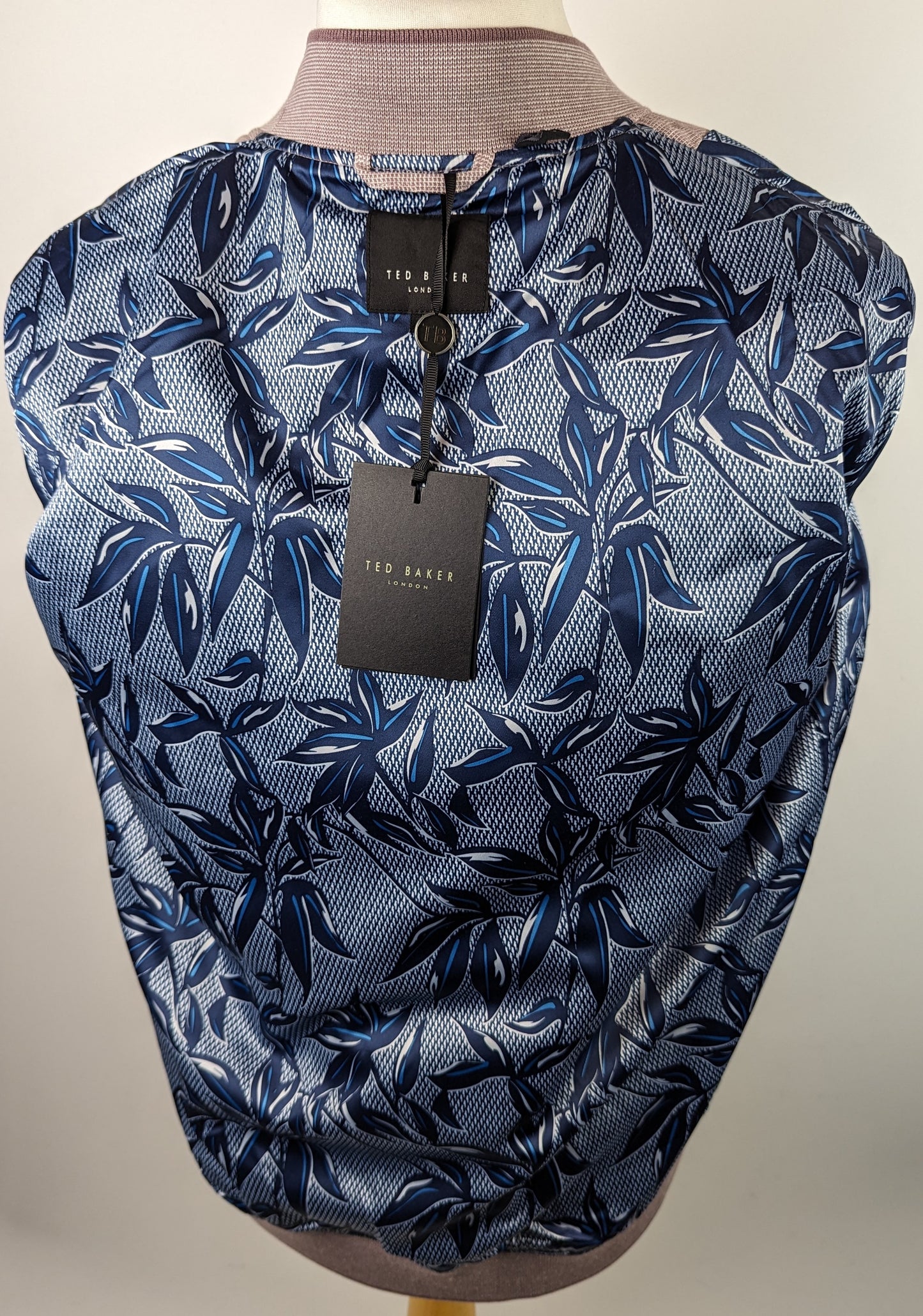TED BAKER Tech Bomber Jacket - Dusky Pink