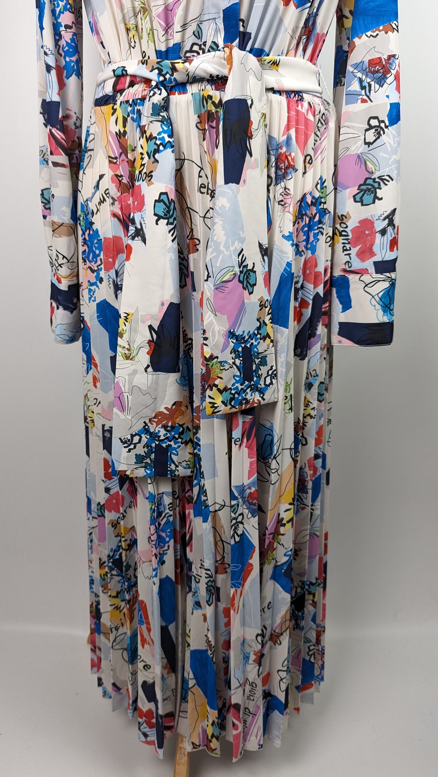 MARELLA Egadi Midi Jersey Dress - Pale Rose Multi