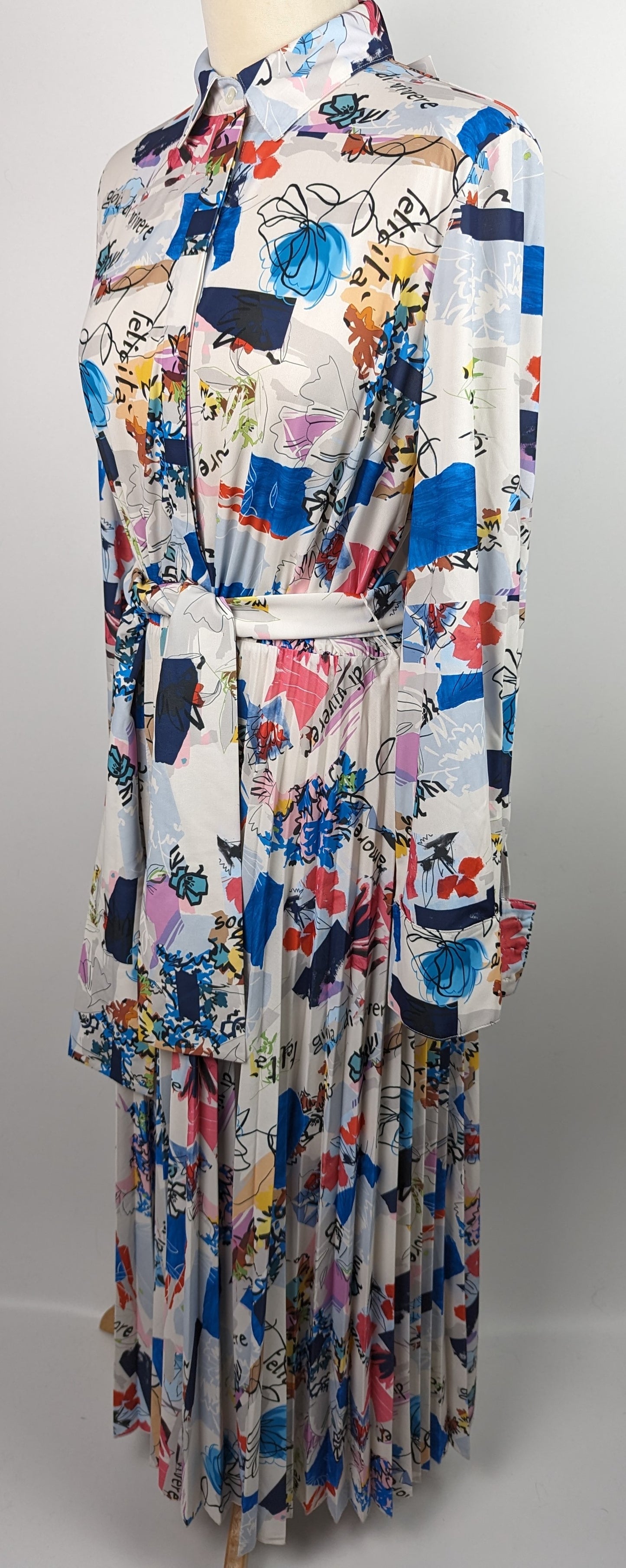 MARELLA Egadi Midi Jersey Dress - Pale Rose Multi