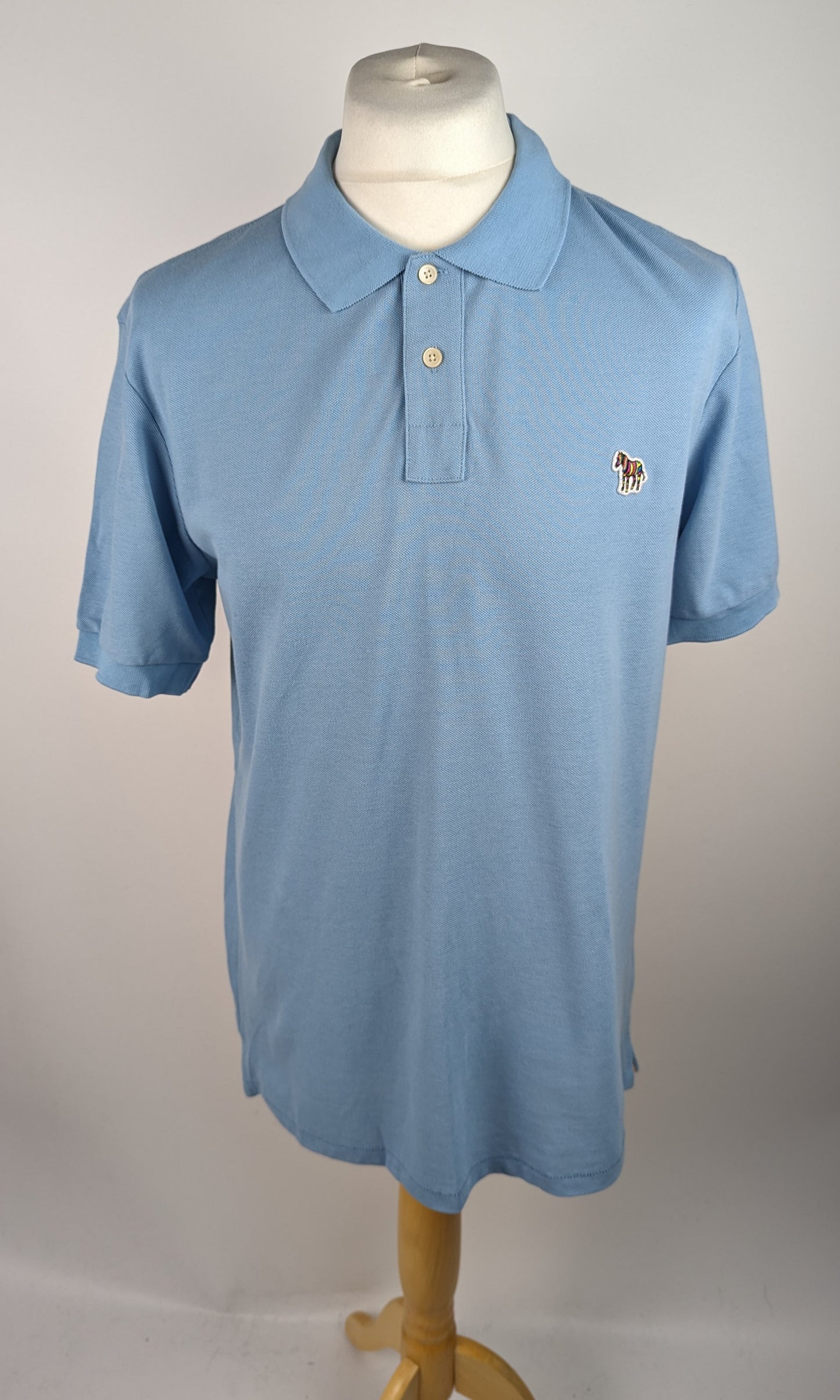 PS PAUL SMITH Mens Regular Polo Shirt - Blue 41E