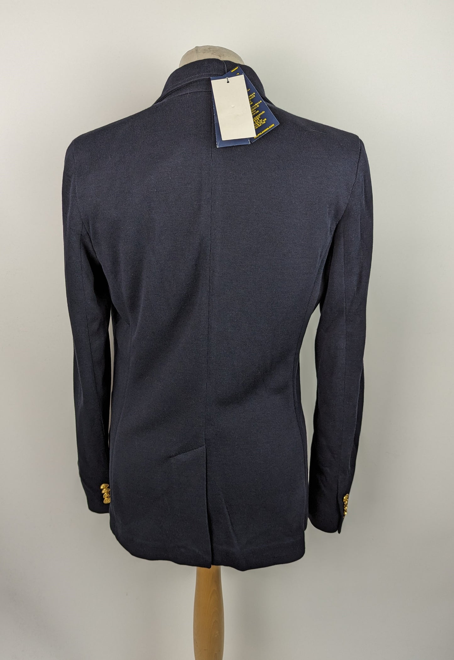 POLO RALPH LAUREN Womens Jacquard Blazer - Navy Blue