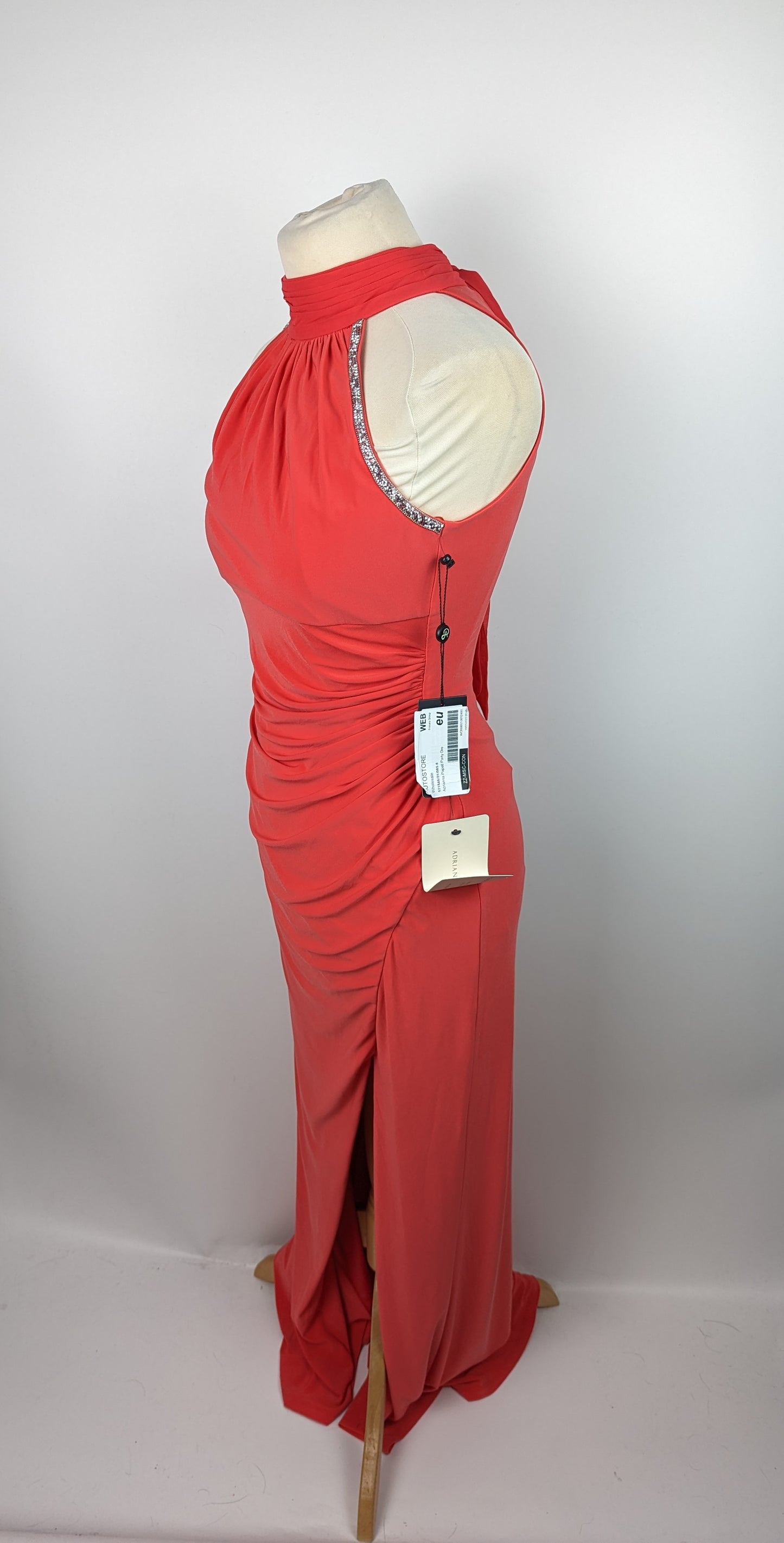 Adrianna Papell Women's Cocktail Dress - Red Hibiscus