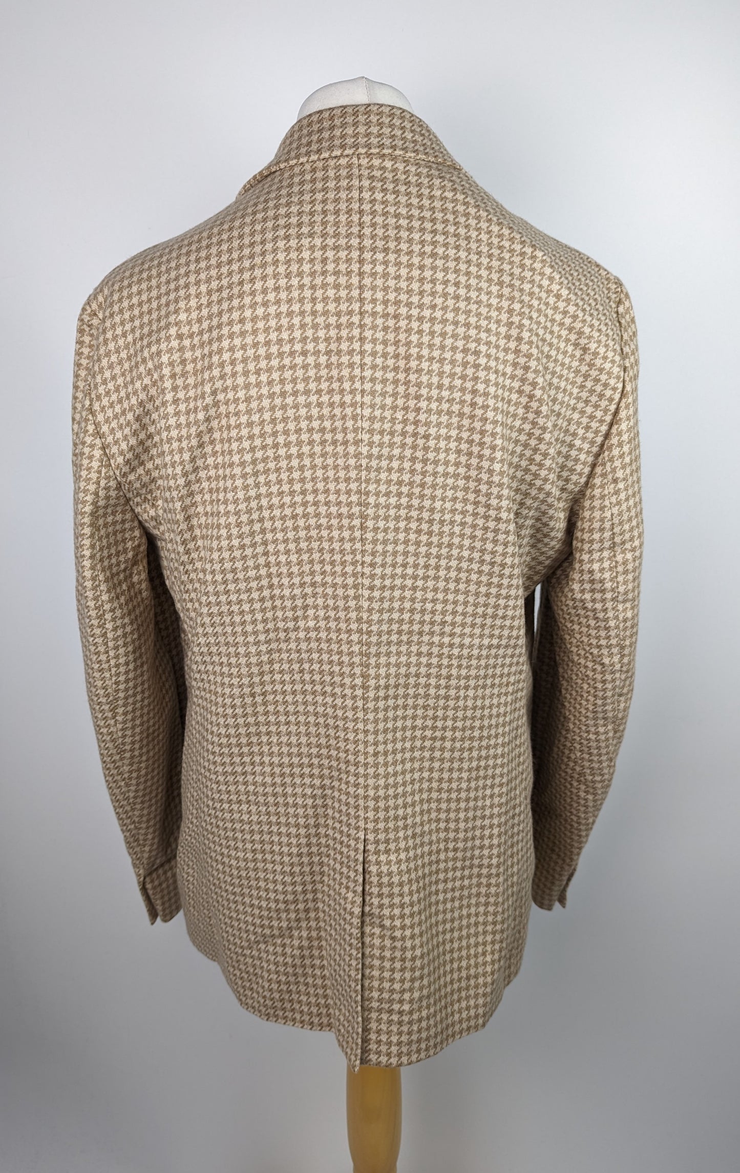 Ted Baker Mens Dogtooth Blazer - Tan Brown