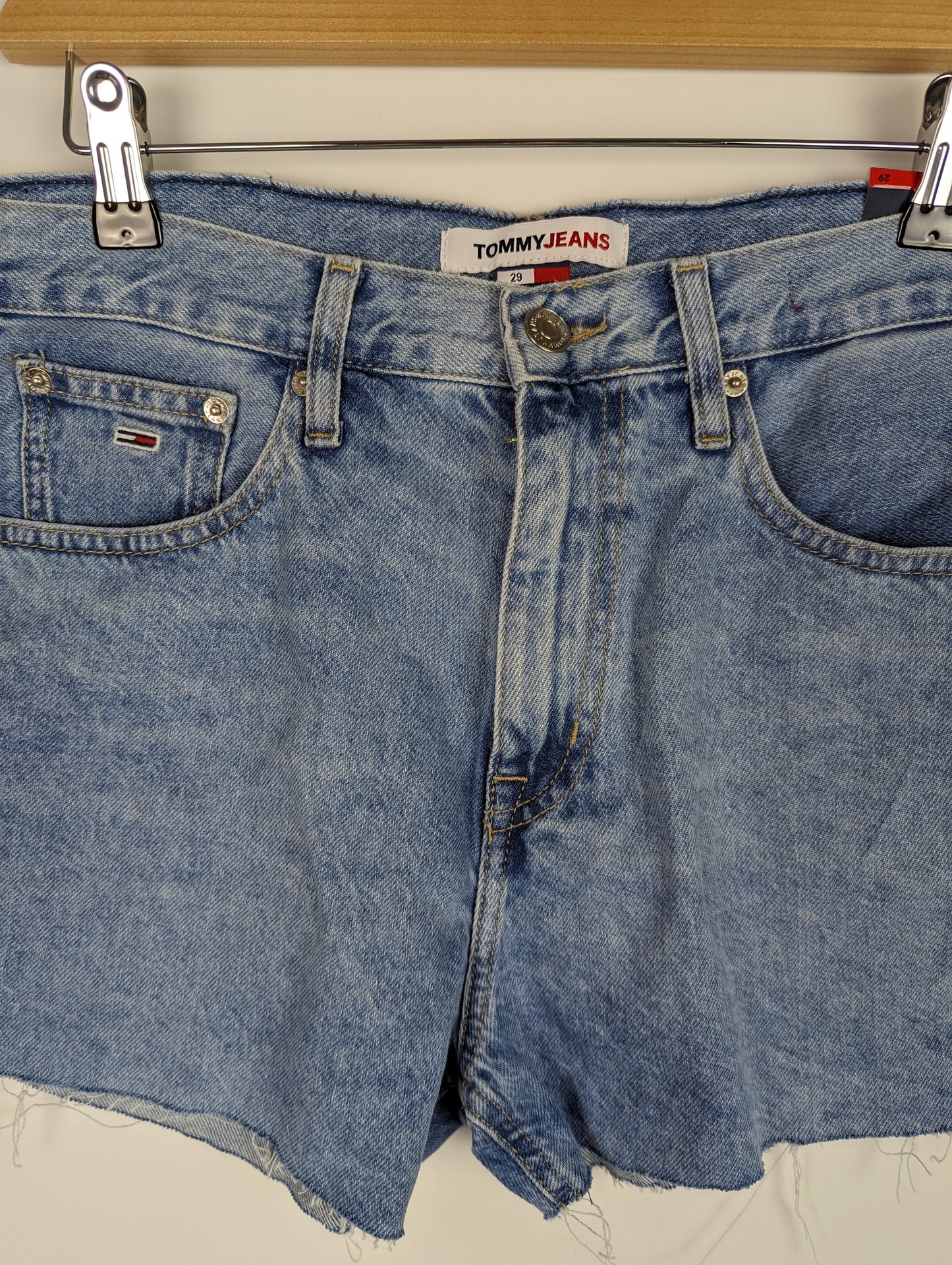 TOMMY JEANS Hotpant Denim Shorts - Light Blue