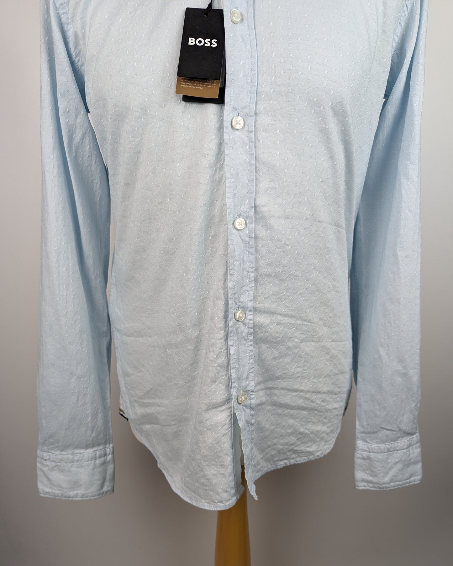 BOSS Mens Reid 17 Shirt - Pastel Blue