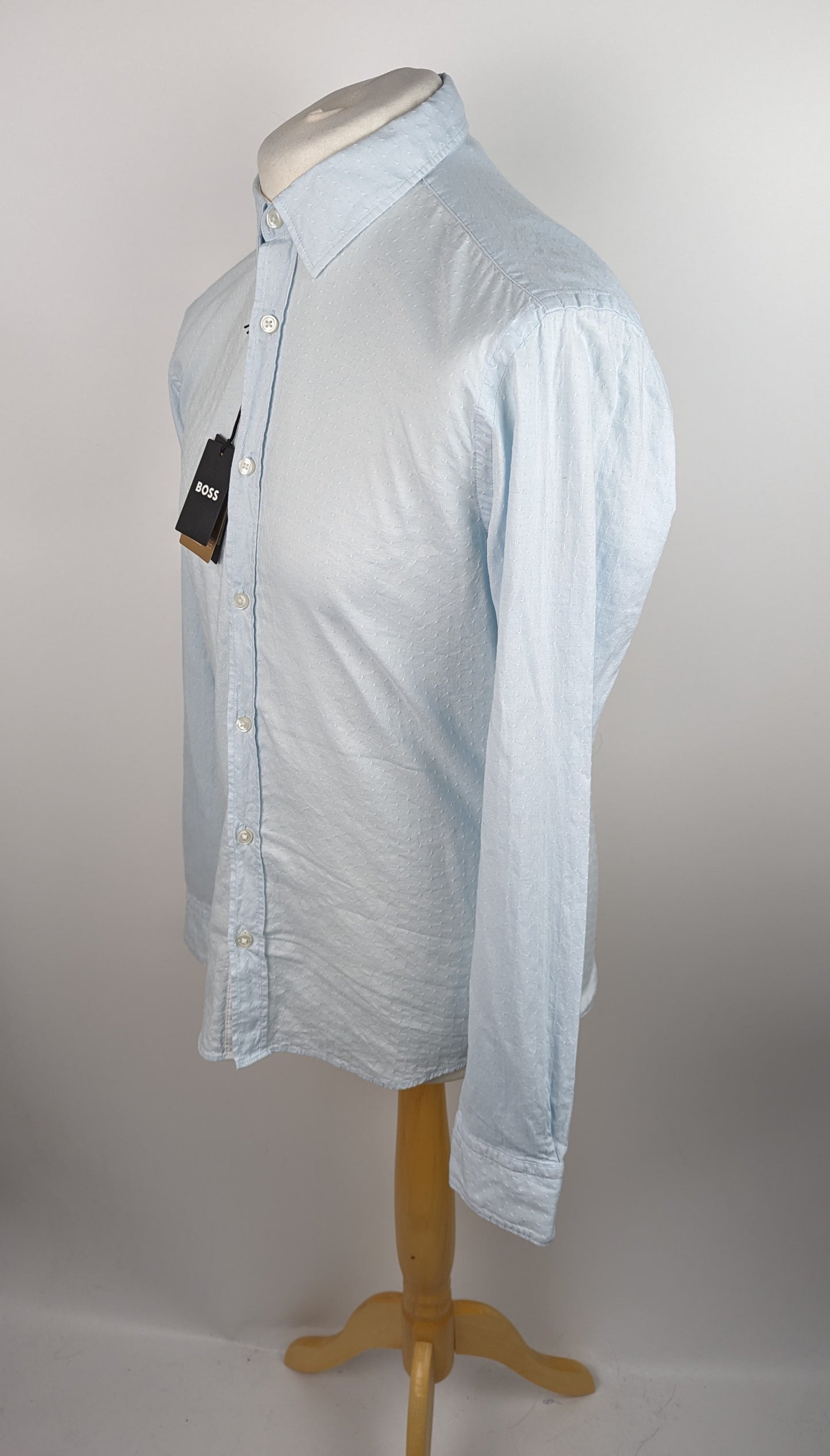 BOSS Mens Reid 17 Shirt - Pastel Blue