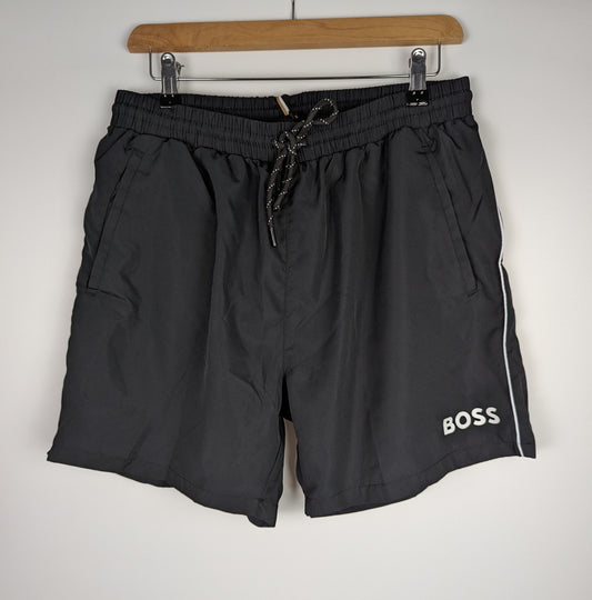 BOSS Mens Starfish Swim Shorts - Black