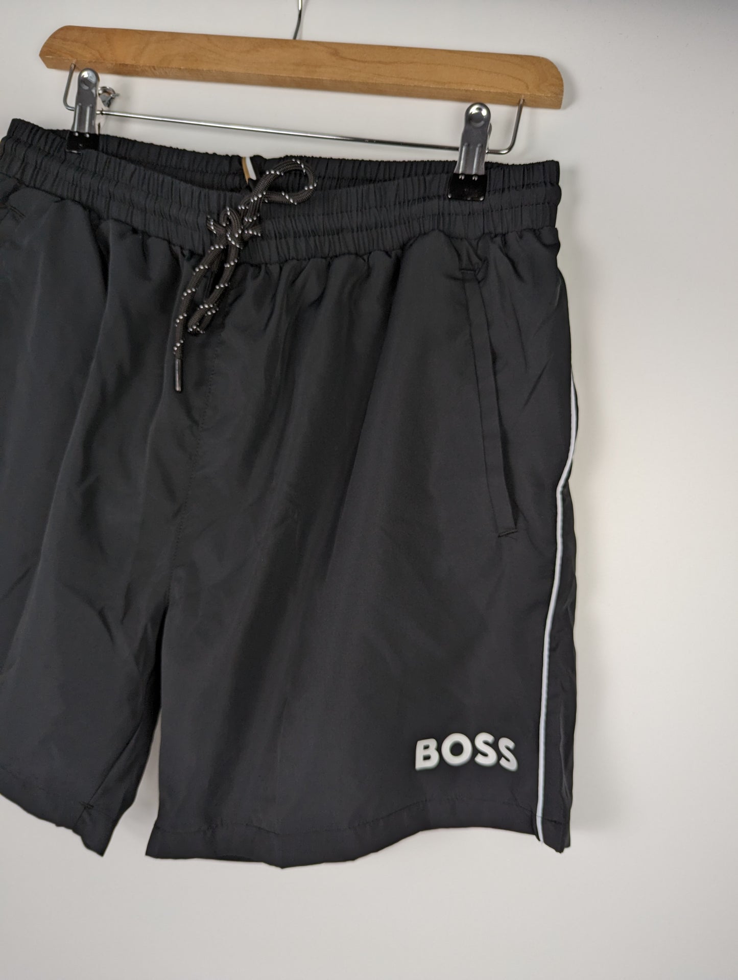 BOSS Mens Starfish Swim Shorts - Black
