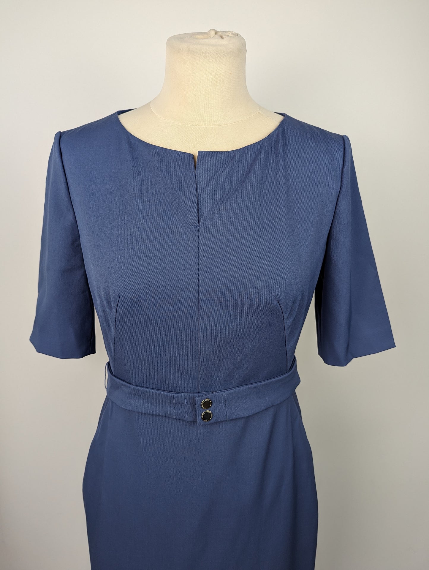 HUGO BOSS Womens Debaly Sheath Dress - Blue