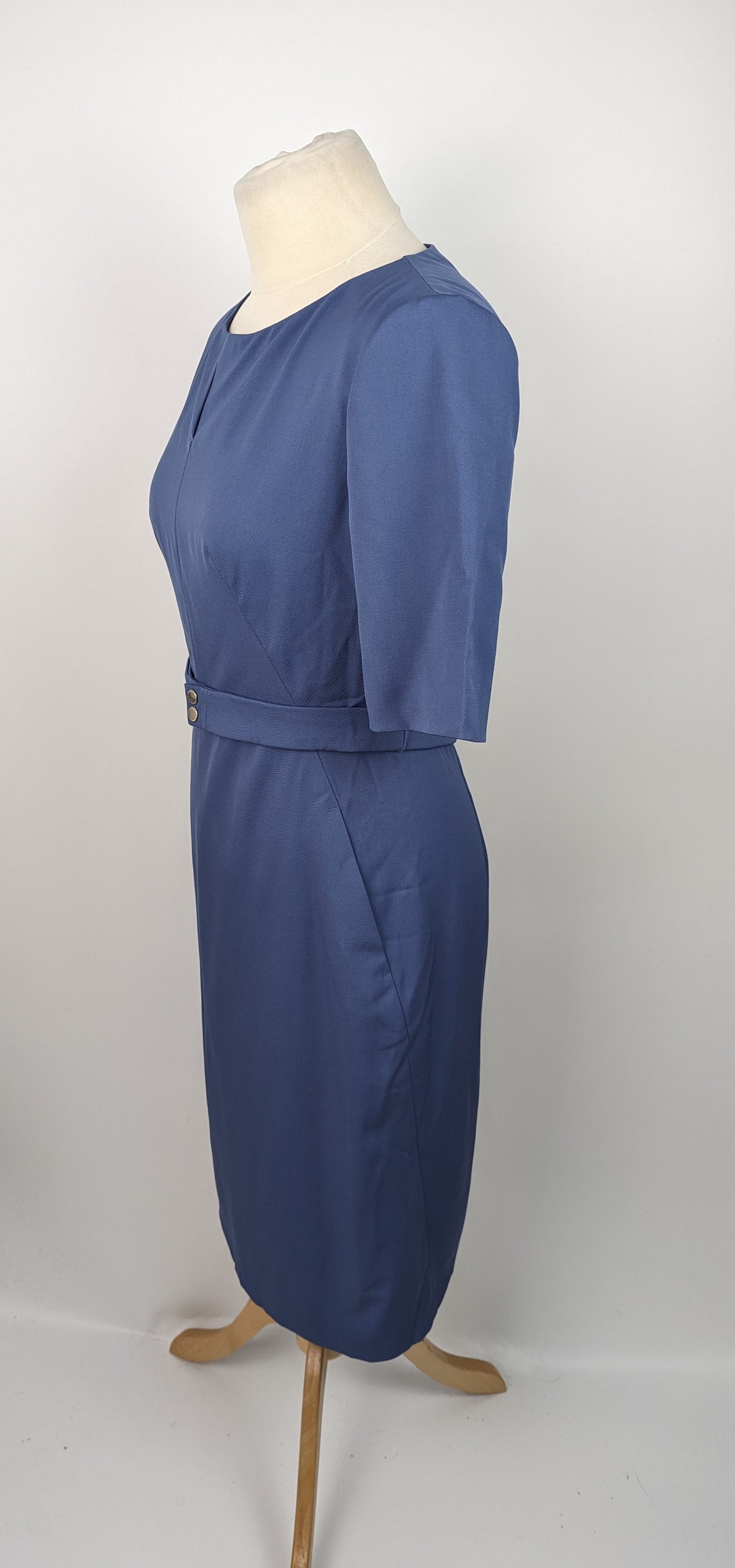 HUGO BOSS Womens Debaly Sheath Dress - Blue