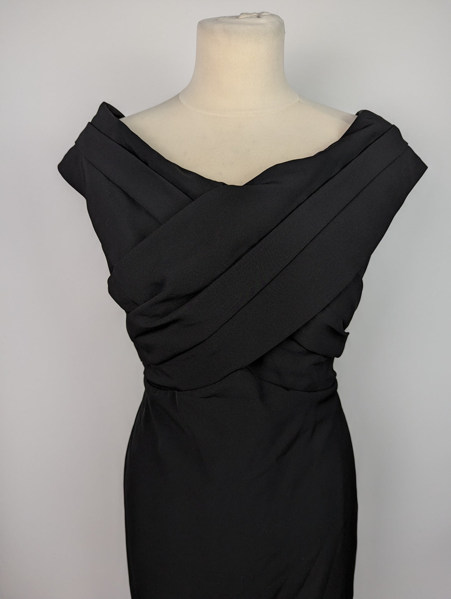 LAUREN BY RALPH LAUREN Irene Off The Shoulder Cocktail Dress - Black