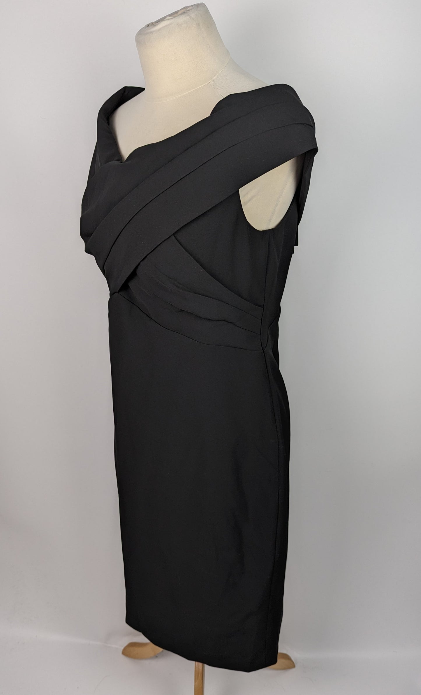 LAUREN BY RALPH LAUREN Irene Off The Shoulder Cocktail Dress - Black