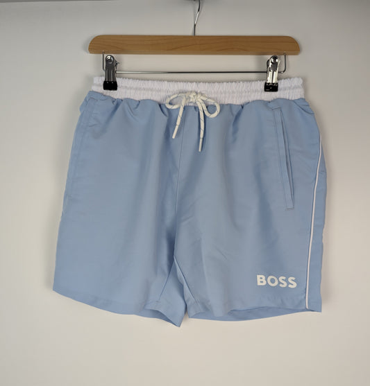 BOSS Men's Starfish Swim Shorts - Blue