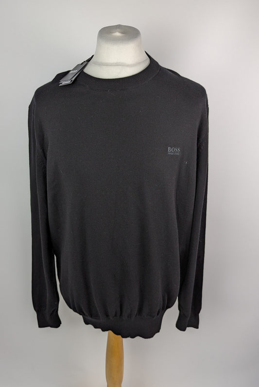 Hugo Boss Pascas-L Knit Jumper Mens - Black