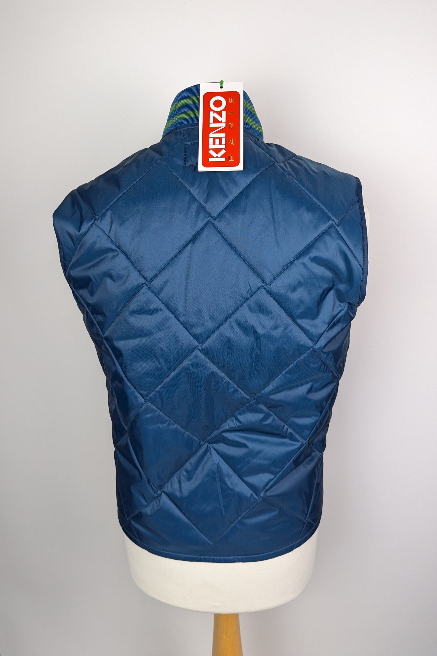 Kenzo Mens Mini K Harrington Jacket - Blue / green