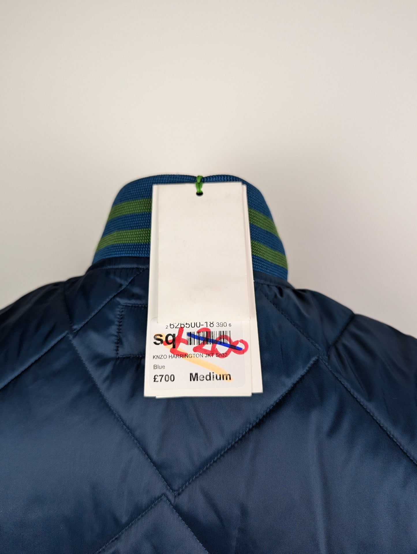 Kenzo Mens Mini K Harrington Jacket - Blue / green