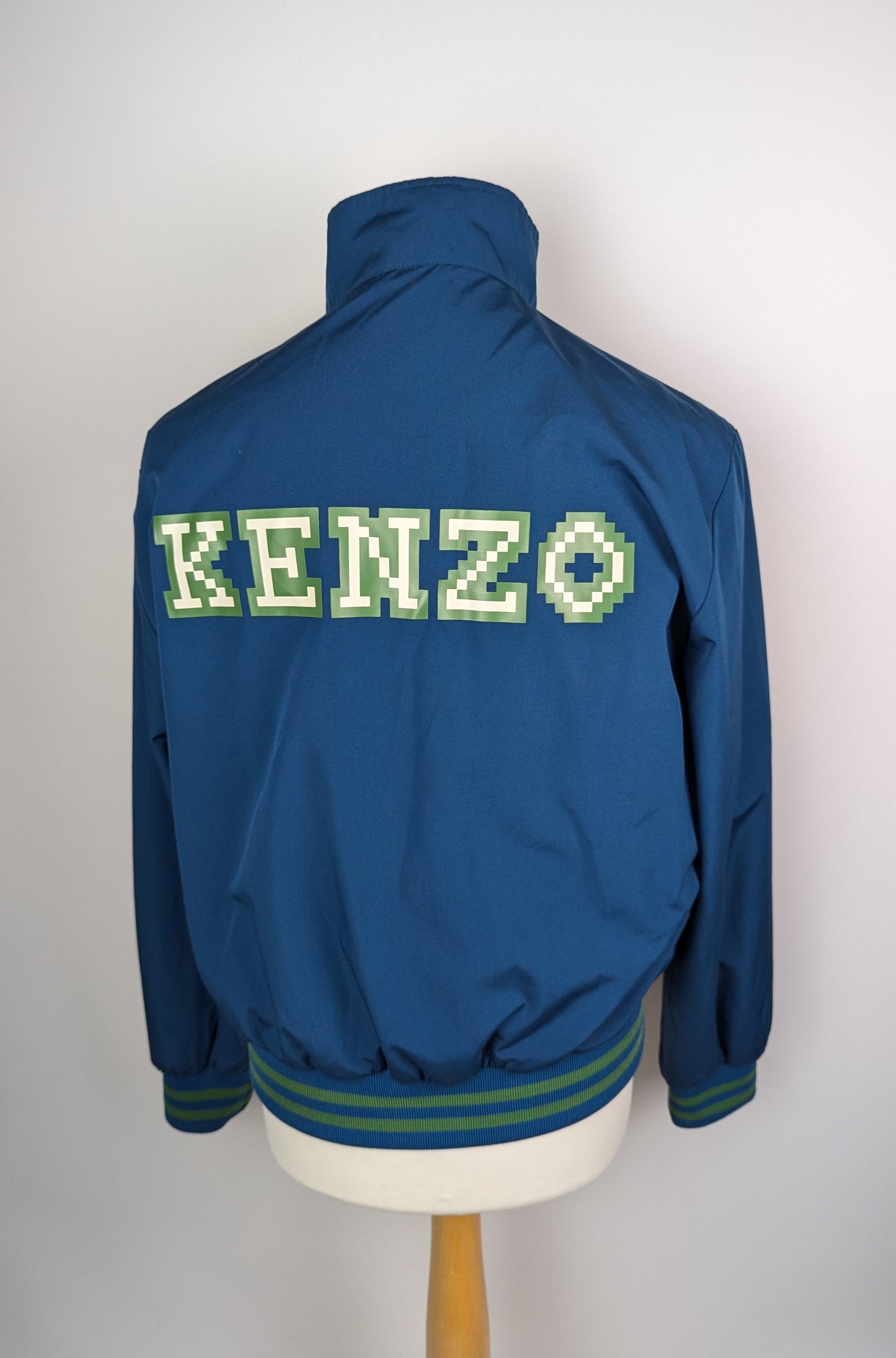 Kenzo Mens Mini K Harrington Jacket - Blue / green
