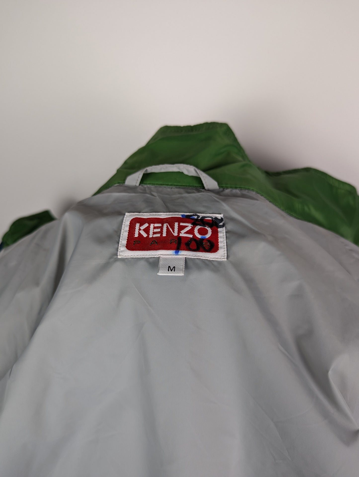 Kenzo Mens Mini K Harrington Jacket - Blue / green
