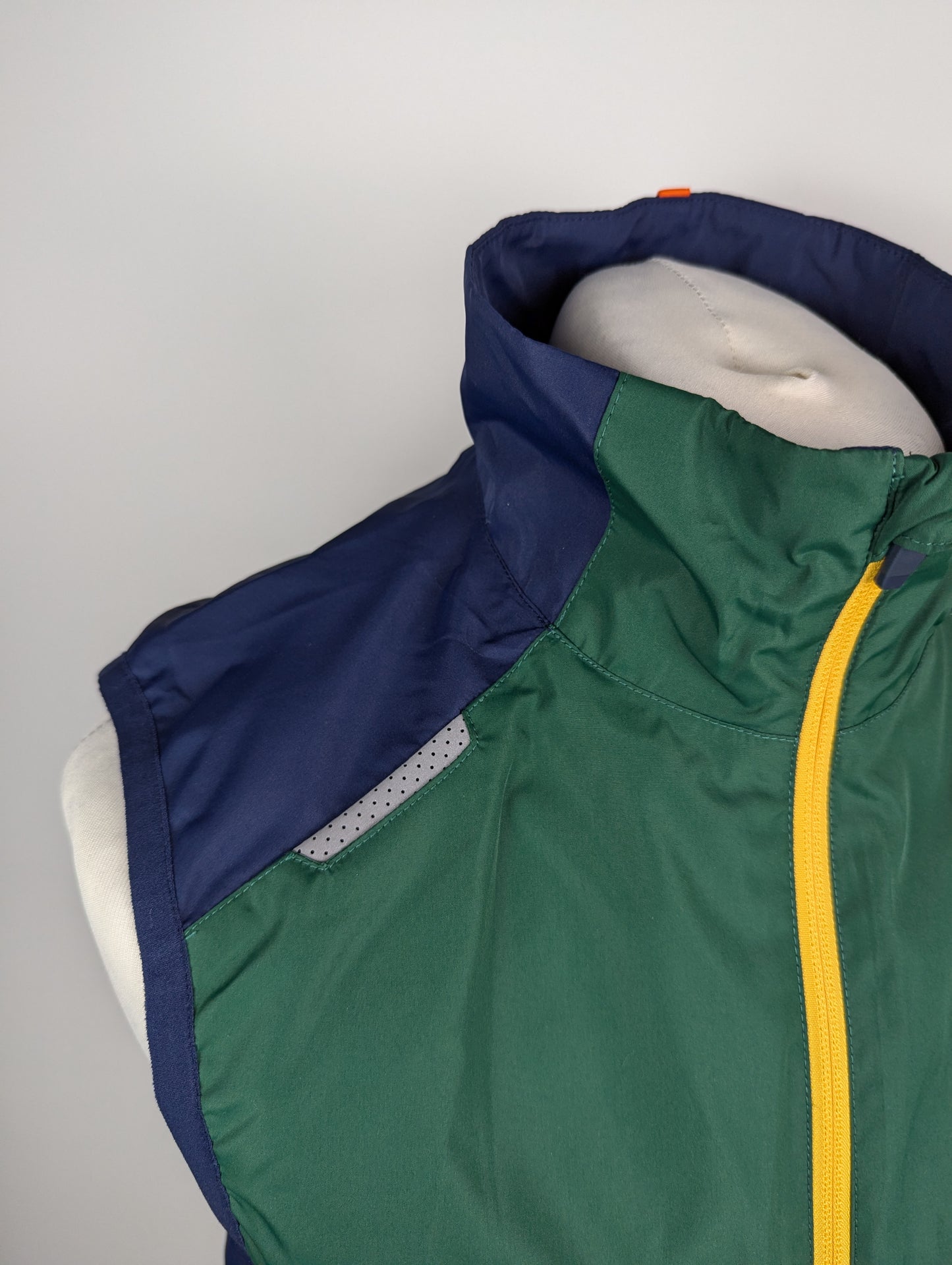 POLO RALPH LAUREN Mens Vital Zip-up Vest - Green / Blue