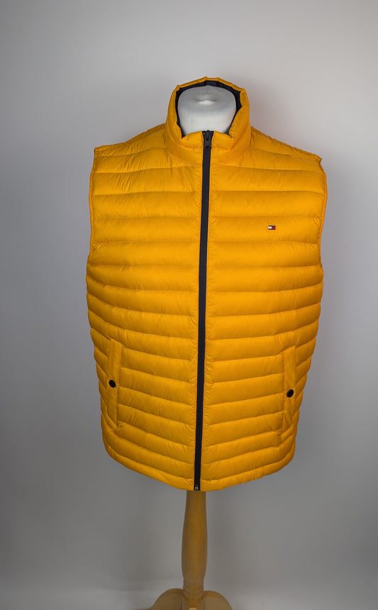 Tommy Hilfiger Men's Packable Down Gilet- Yellow