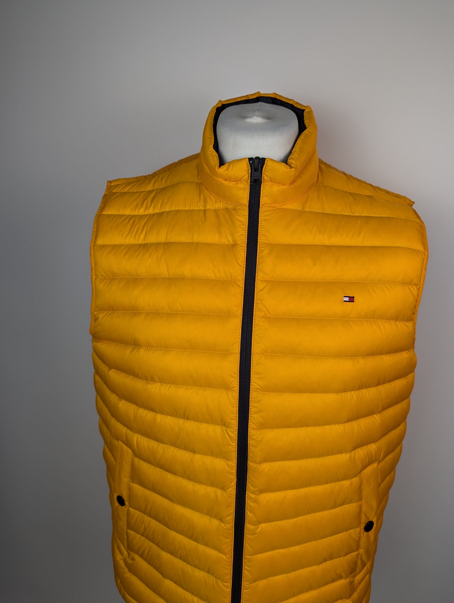 Tommy Hilfiger Men's Packable Down Gilet- Yellow