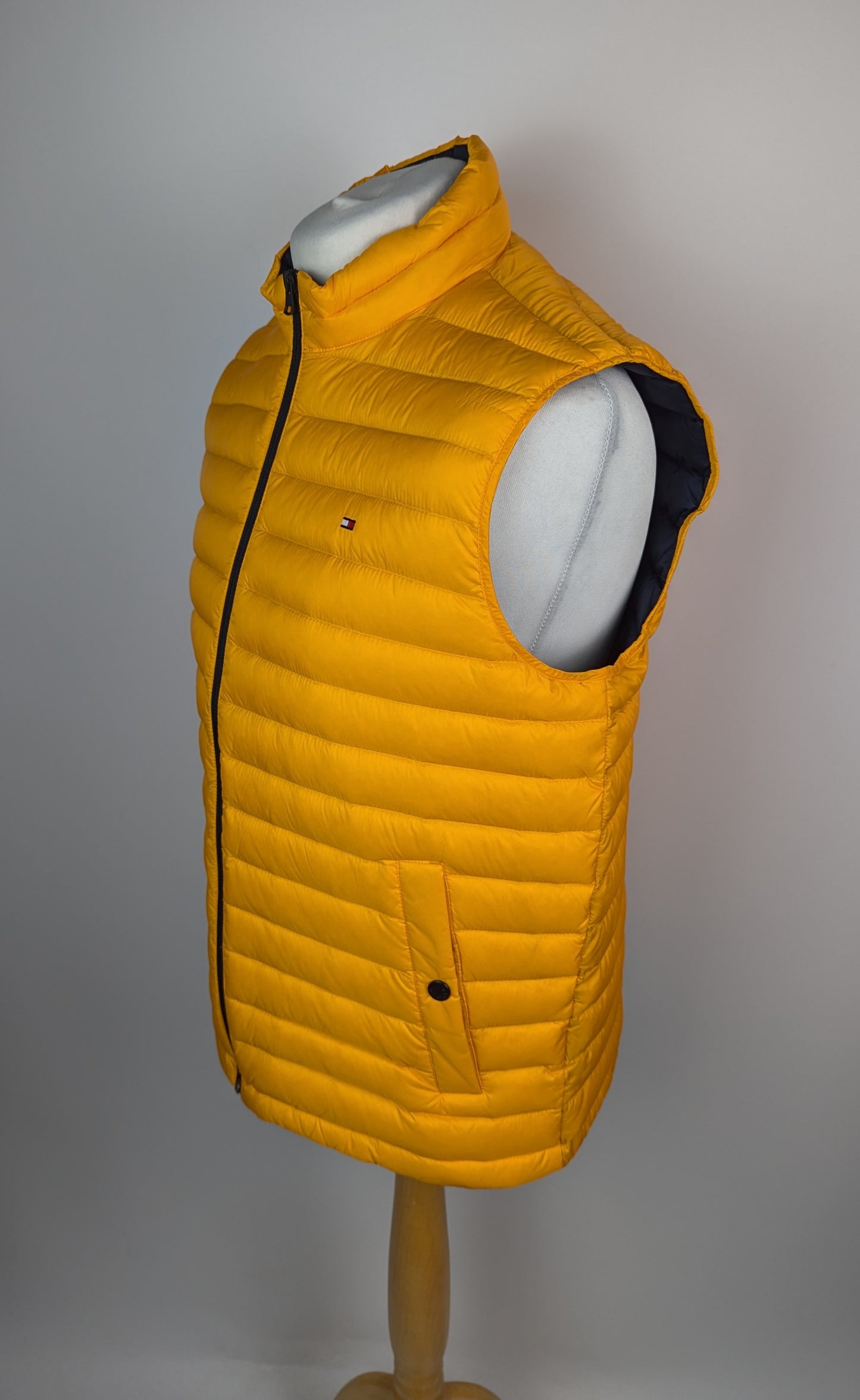 Tommy Hilfiger Men's Packable Down Gilet- Yellow