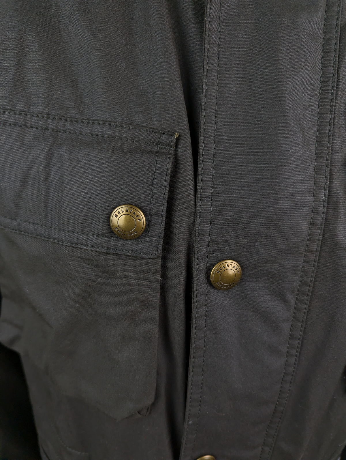 BELSTAFF Fieldmaster Waxed Jacket Mens - In Faded Olvie