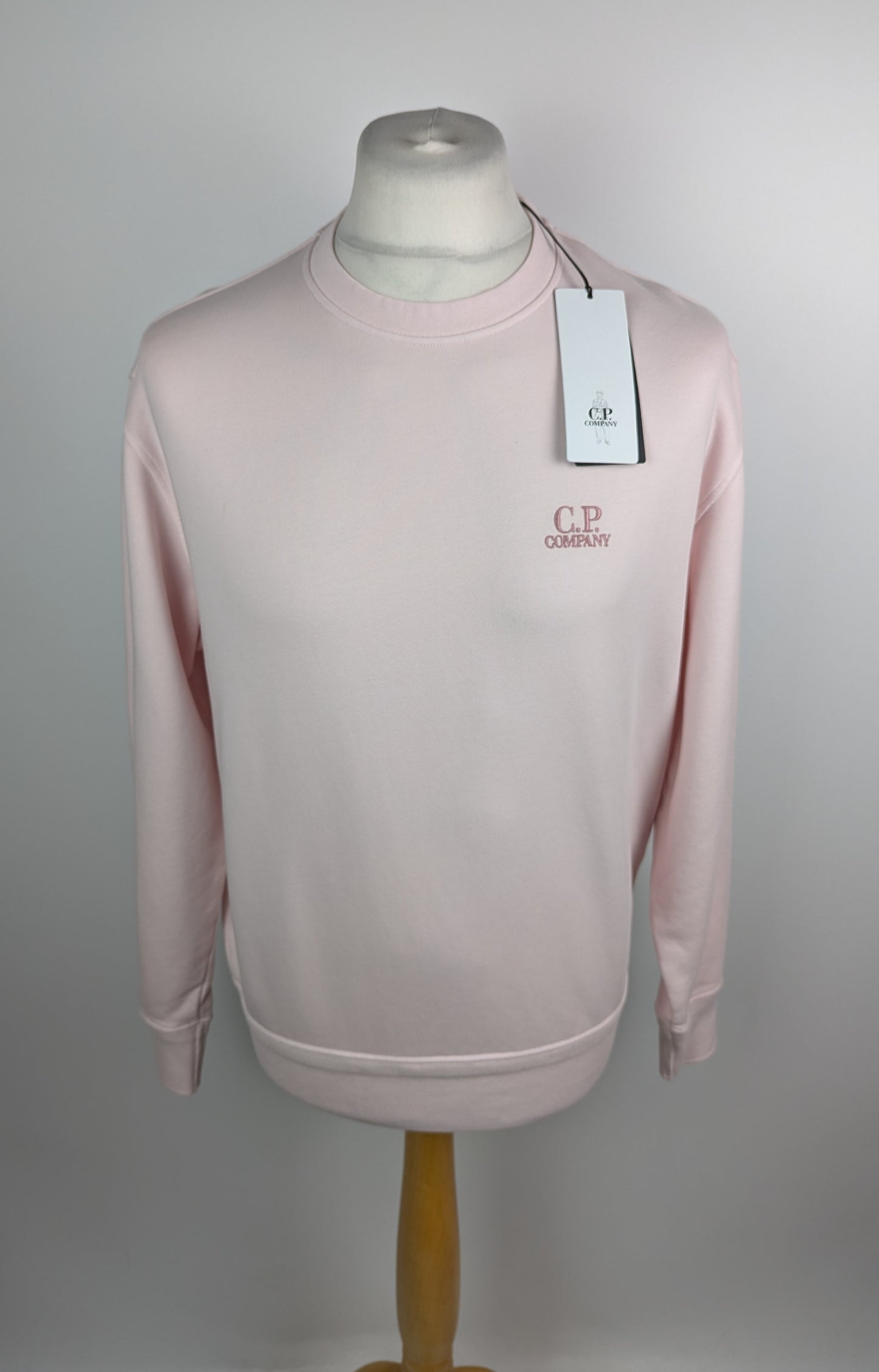 CP Company Mens Resist Dyed Sweatshirts Crew Neck -  Heavenly Pink